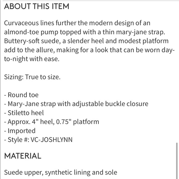 Joshlynn Vince Camuto Mary Jane pump - Picture 8 of 8